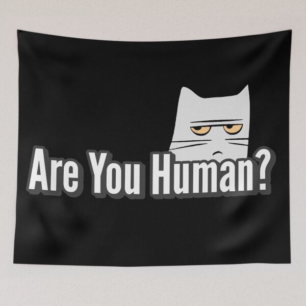 Item preview, funny sarcastic sayings - Are you human? designed and sold by Quotes Gallery.