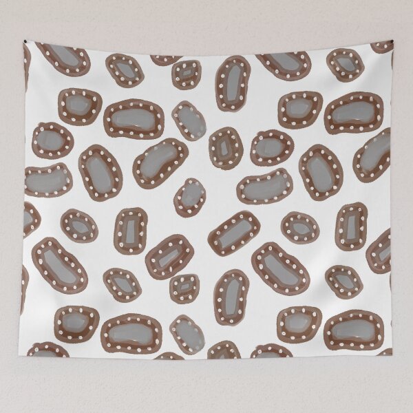 Item preview, Microbe germ abstract simple cute seamless pattern designed and sold by Yana Mustafina | Boho Soulful Designs.