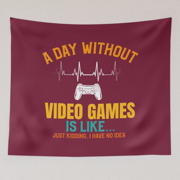 Item preview, A Day Without Video Games Is Like Funny heartbeat Gaming 	 	 designed and sold by irsxxfijm55.