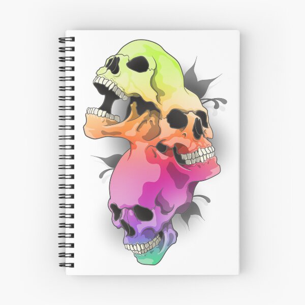 Item preview, Morphed Skulls Rainbow designed and sold by Mr-Moon.