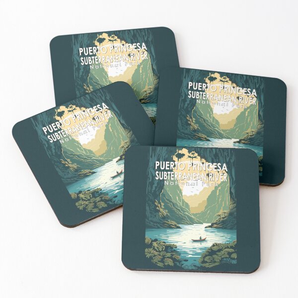 Item preview, Puerto Princesa Subterranean River National Park Philippines Travel Art Vintage designed and sold by KrisSidDesigns.