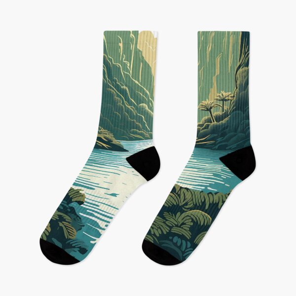 Item preview, Puerto Princesa Subterranean River National Park Philippines Travel Art Vintage designed and sold by KrisSidDesigns.