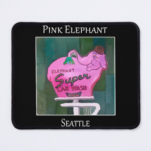 Item preview, Pink Elephant Neon Sign in Seattle - Welshdesigns designed and sold by welshdesigns.