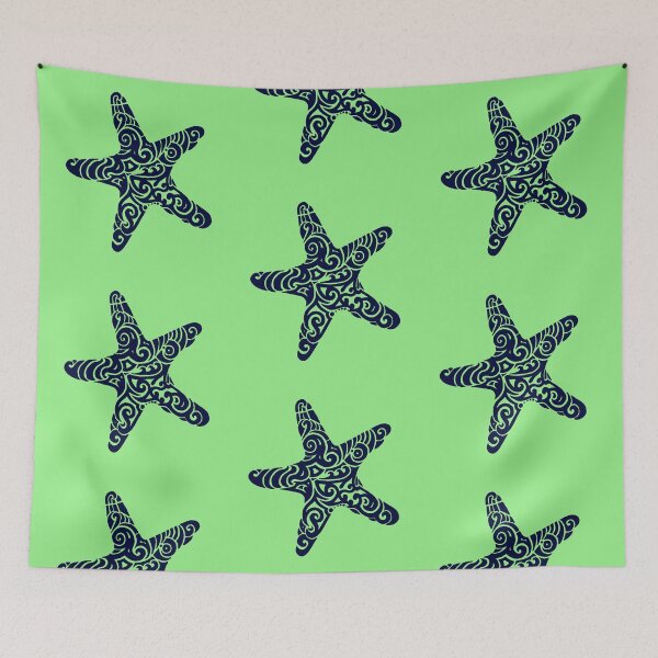 Item preview, Tribal Starfish - Navy Blue designed and sold by Jacob Peake.