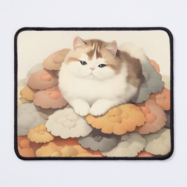 Item preview, Feline Forest Fungi: Whimsical Adventures of Cats and Mushrooms Sticker designed and sold by KittyStampedeCo.