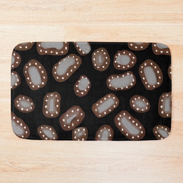 Item preview, Microbe germ brown abstract black seamless pattern designed and sold by Yana Mustafina | Boho Soulful Designs.