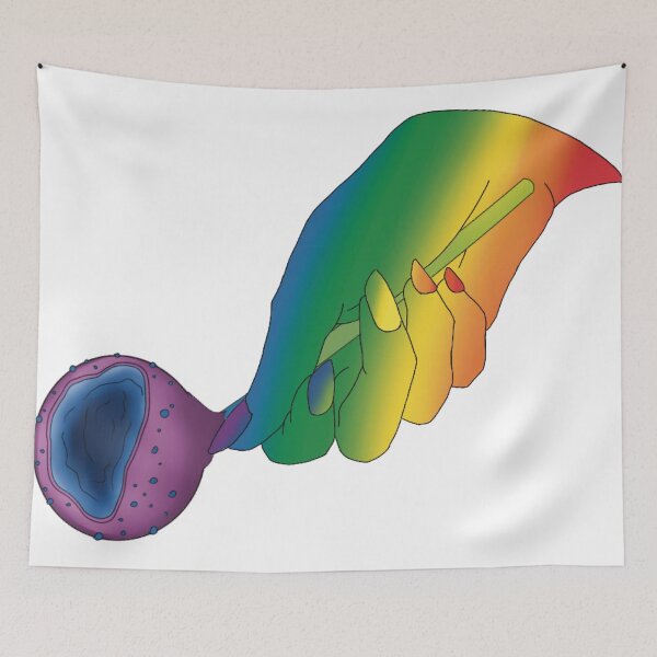Item preview, Cakepop hand - Rainbow Flag designed and sold by KNchanted.