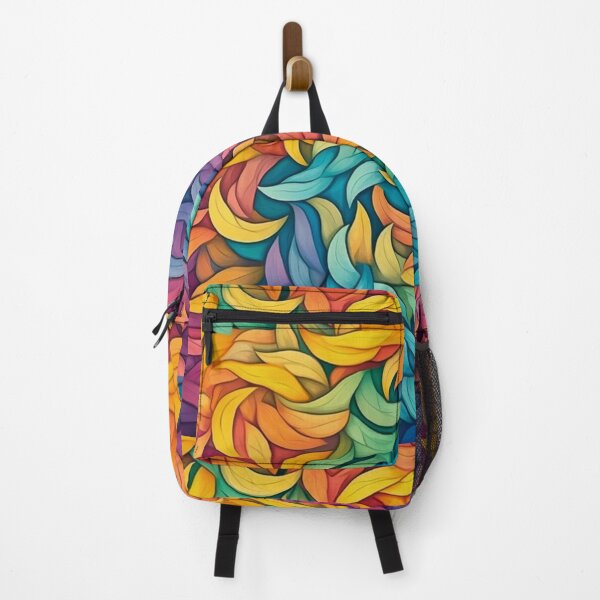 Item preview, Colorful Canvas leaves Painting designed and sold by ai-beyond.