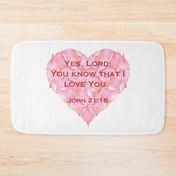 Item preview, John 21:16 - Yes, Lord; You know that I love You designed and sold by FlutterByH.