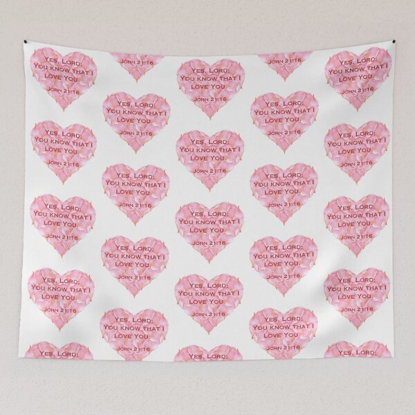 Item preview, John 21:16 - Yes, Lord; You know that I love You designed and sold by FlutterByH.