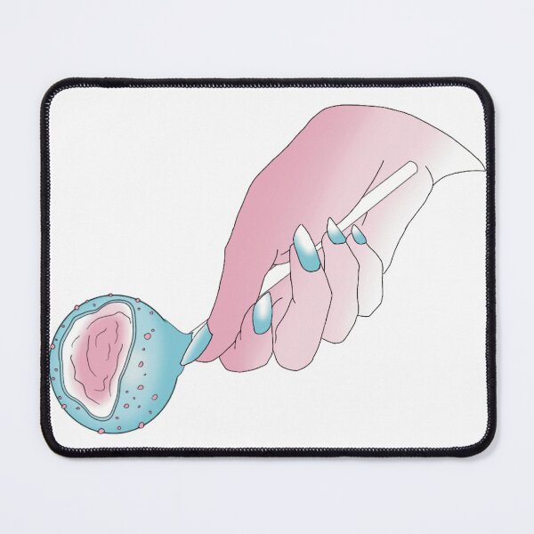Item preview, Cakepop hand - Trans Flag designed and sold by KNchanted.