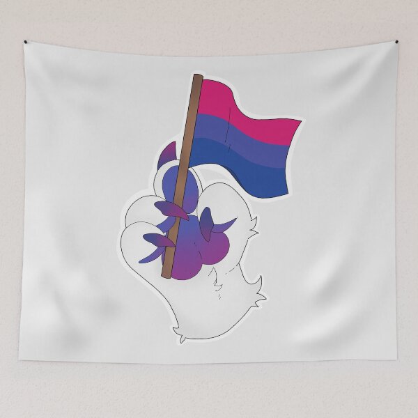 Item preview, Pride Paw Bi flag designed and sold by Demi Bodt.