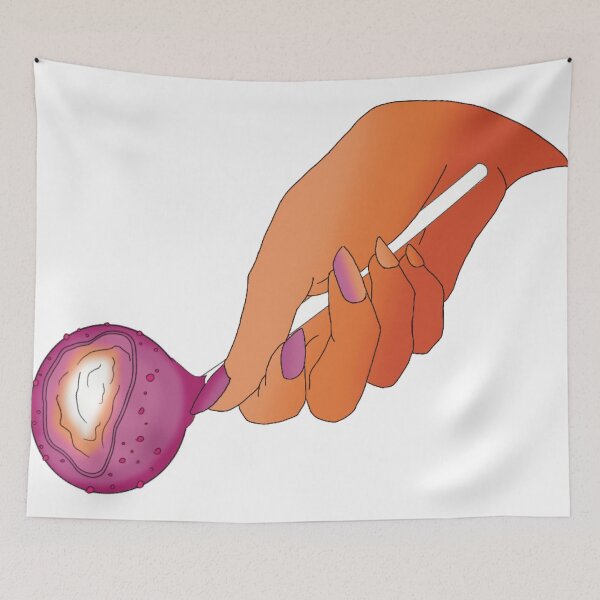 Item preview, Cakepop hand - Lesbian Flag designed and sold by KNchanted.