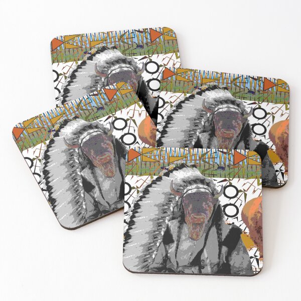 Item preview, Buffalo Warrior#1 designed and sold by moonteesinquah.