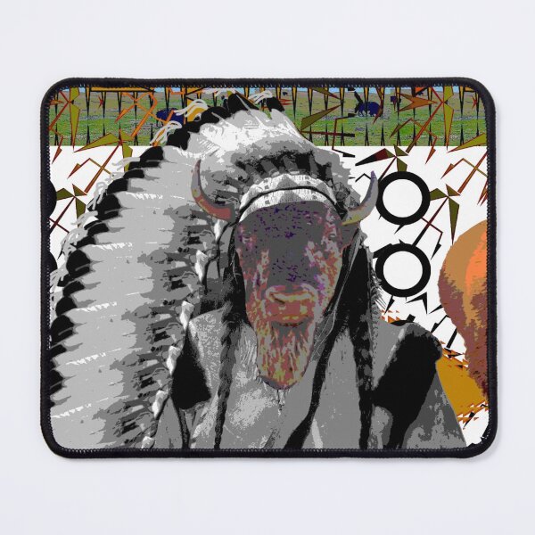 Item preview, Buffalo Warrior#1 designed and sold by moonteesinquah.