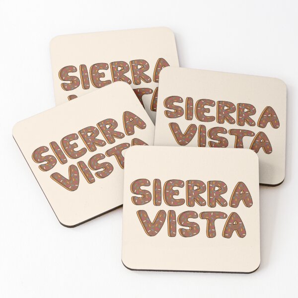 Item preview, Sierra Vista citie of Arizona word Shaped Like Chocolate Donuts  designed and sold by DonutsWords.