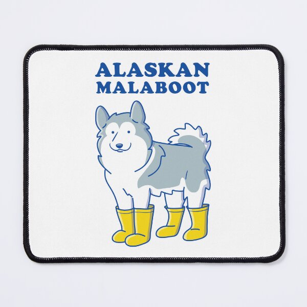 Item preview, Alaskan Malamute wearing boots designed and sold by Wlaurence.