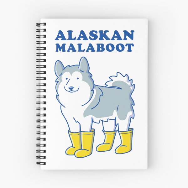 Item preview, Alaskan Malamute wearing boots designed and sold by Wlaurence.