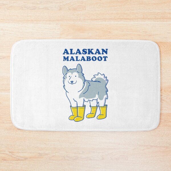 Item preview, Alaskan Malamute wearing boots designed and sold by Wlaurence.