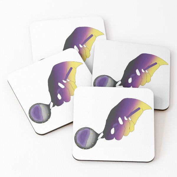 Item preview, Cakepop hand - Non-Binary Flag designed and sold by KNchanted.