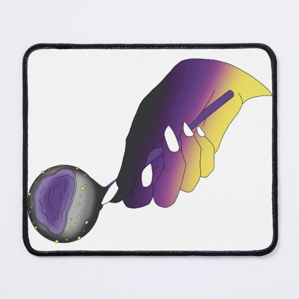 Item preview, Cakepop hand - Non-Binary Flag designed and sold by KNchanted.