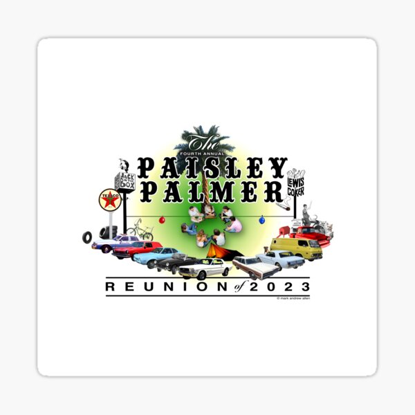 Paisley Palmer Reunion Four Sticker