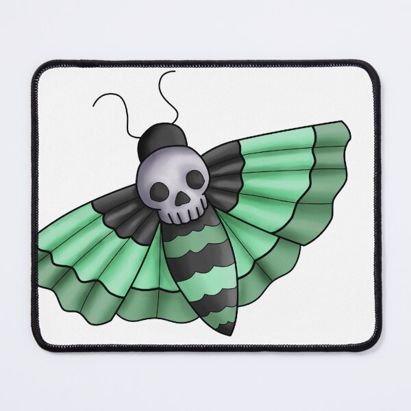 Item preview, Creepy Cute Death Head Moth (Green) designed and sold by mxminty.