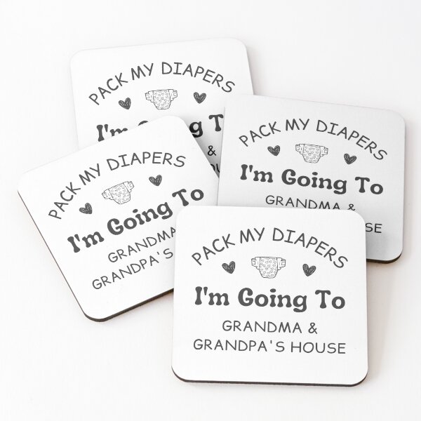 Item preview, Pack My Diapers | Grandma | Grandpa designed and sold by GiftTree.