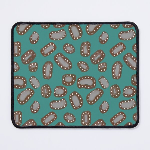 Item preview, Microbe germ brown abstract blue seamless pattern designed and sold by Yana Mustafina | Boho Soulful Designs.