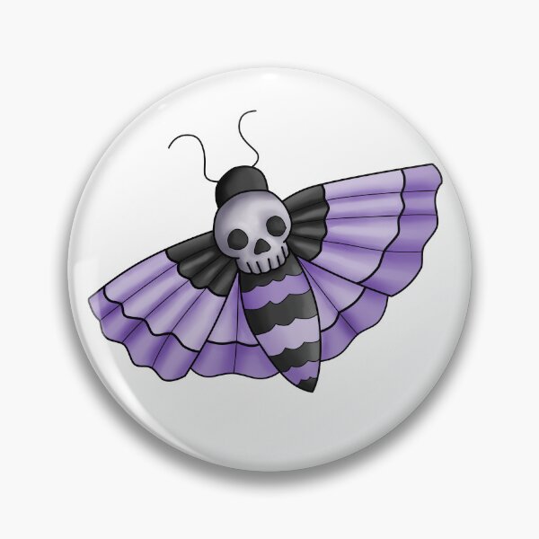Item preview, Creepy Cute Death Head Moth (Purple) designed and sold by mxminty.