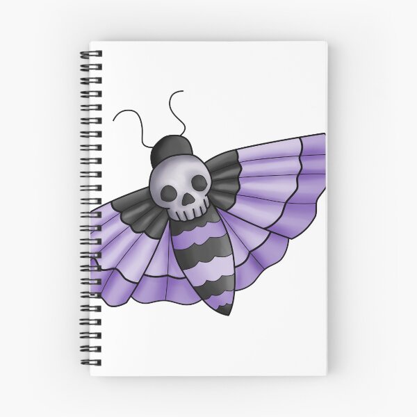 Item preview, Creepy Cute Death Head Moth (Purple) designed and sold by mxminty.