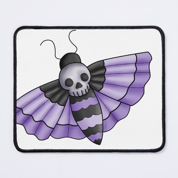 Item preview, Creepy Cute Death Head Moth (Purple) designed and sold by mxminty.
