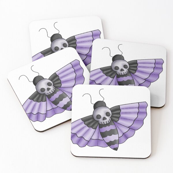 Item preview, Creepy Cute Death Head Moth (Purple) designed and sold by mxminty.