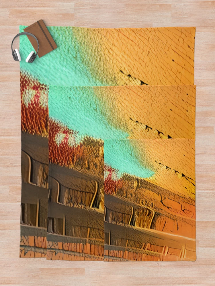 Thumbnail 5 of 6, Throw Blanket, Abstract Textured Design designed and sold by Rell1970.