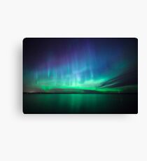Lienzo Hermosa aurora boreal