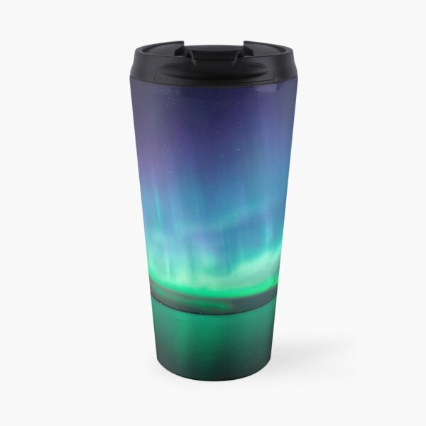 Beautiful northern lights Travel Coffee Mug