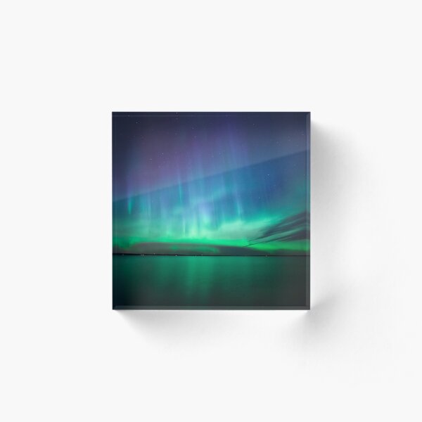Beautiful northern lights Acrylic Block
