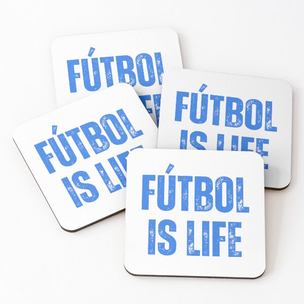 Aperçu de l'œuvre Futbol is Life Pare-chocs de voiture bleu blanc créée et vendue par mariejosee22.