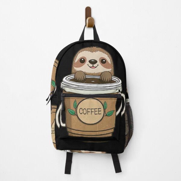 Item preview, Funny Sloth & Coffee Kawaii Anime Coffee Lover designed and sold by SecretDicer.