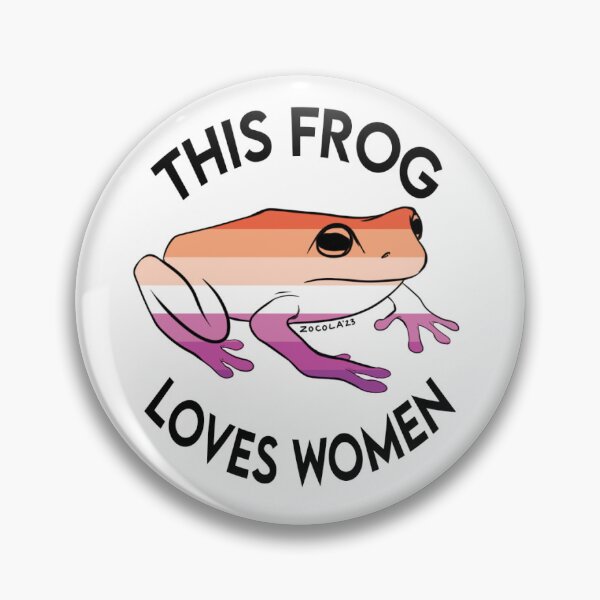 Artikelvorschau, Lesben Stolz Frosch entworfen und verkauft von zocola.