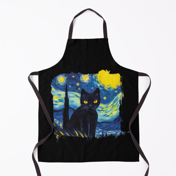 Artikelvorschau, Katze im Van Gogh-Stil entworfen und verkauft von Vangoholic.