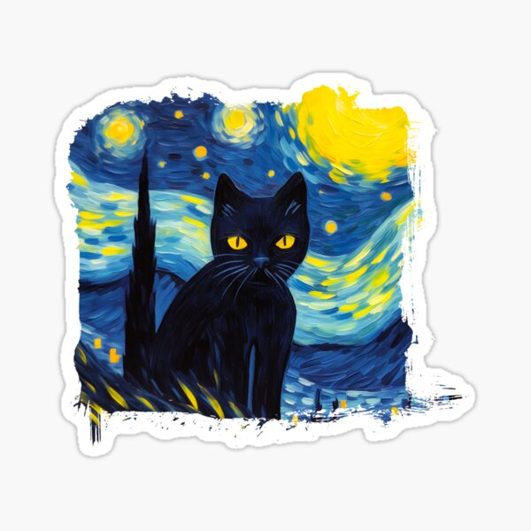 Van Gogh Stickers by Gold Target, Redbubble