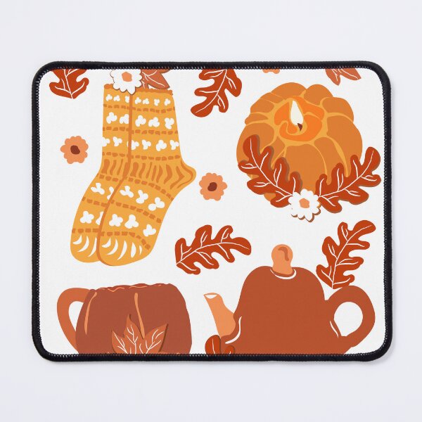 Item preview, Cozy Autumn Pattern lets cuddle stay cozy and all hygge and cosy and coziness designed and sold by spaceopy.