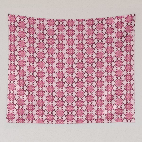Item preview, Pink Flower Geometric Pattern  designed and sold by Fransyn.