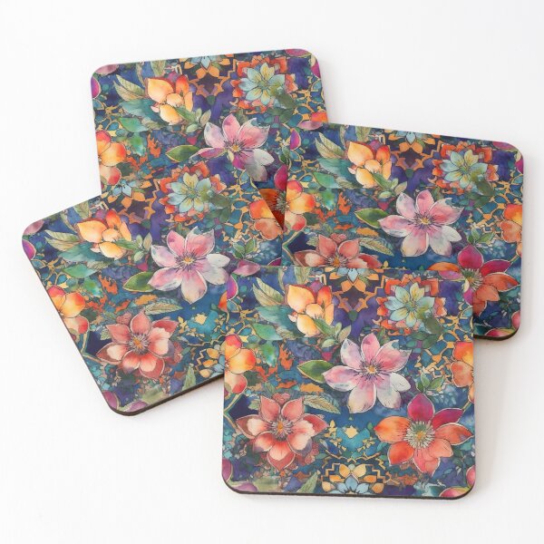 Item preview, Vibrant floral design designed and sold by pinkal.