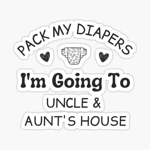 Pack My Diapers Fishing With Grandpa Sticker for Sale by