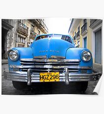 BLUE CAR Poster