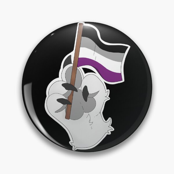 Item preview, Pride Paw asexual flag designed and sold by Demi Bodt.