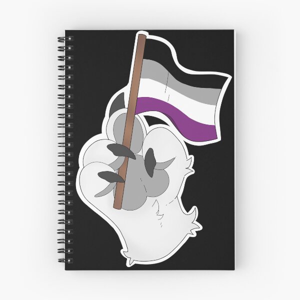 Item preview, Pride Paw asexual flag designed and sold by Demi Bodt.
