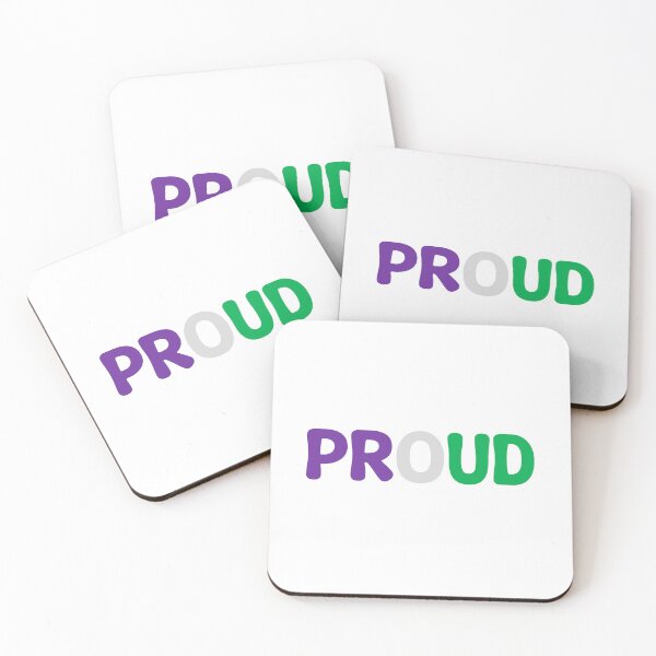 Item preview, Proud - GenderQueer Colors designed and sold by BangsandaBeard.